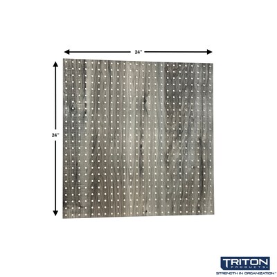 Triton Products High Density, Thermally Fused Laminate, Decorative Pegboard, Set of 2 (024-DW)