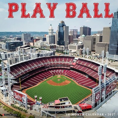 2027 Willow Creek Play Ball 12 x 12 Monthly Wall Calendar, Assorted Colors (61824)