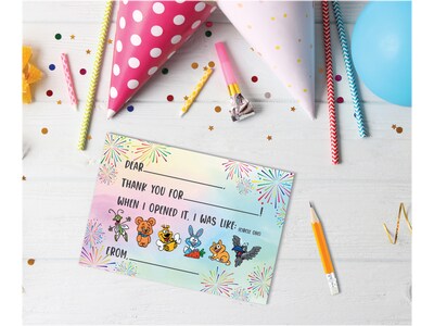Better Office Thank You Card, 4.25" x 6", Multicolor, 50/Pack (64633-50PK)