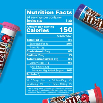M&M's Minis Milk Chocolate Pieces, 1.08 oz., 24/Box (209-00061)