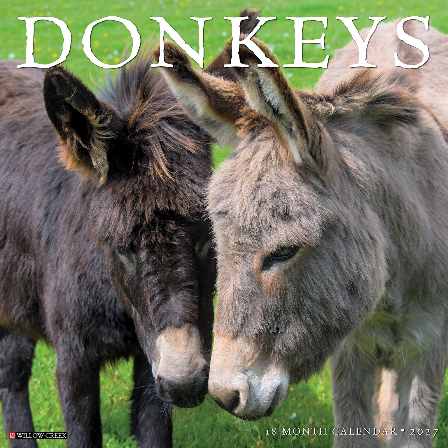 2027 Willow Creek Donkeys  12 x 12 Monthly Wall Calendar (65204)