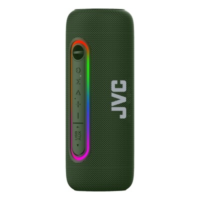 JVC True Wireless Portable Bluetooth Speaker, Water Resistant, Green (SP-PA5BT)