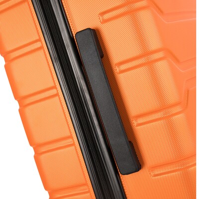 InUSA Trend 3-Piece Hardside Spinner Luggage Set, Orange (IUTRESML-ORA)