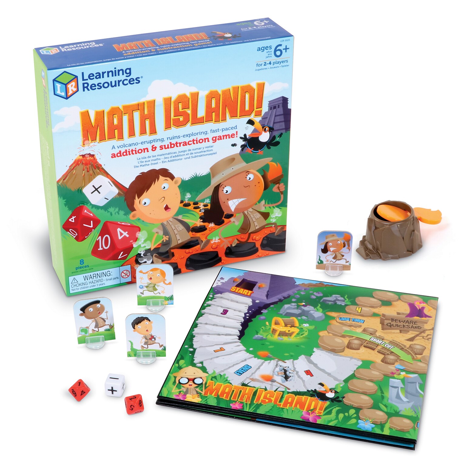 Learning Resources Math Island! Addition and Subtraction Game (LER5025)