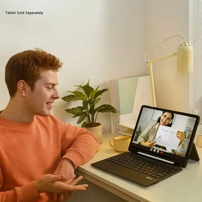 SaharaCase ProTouch Slim Keyboard Case with Trackpad for Galaxy Tab S10 FE+, Black (TB00476)