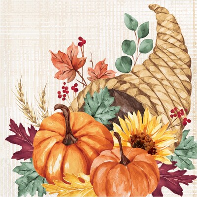 Say Hooray! Fall Feast Tableware Kit, Multicolored, 49/Pack (DTC9389E2A)