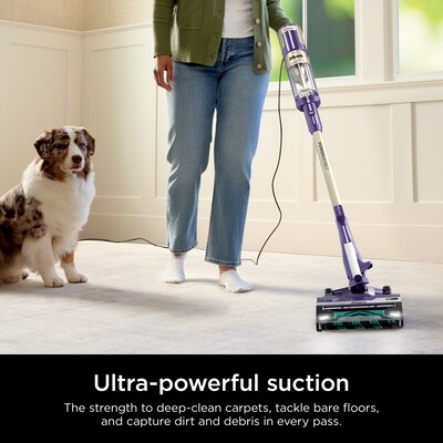 Shark PowerDetect Stick Vacuum, Bagless, Eggplant (HZ4002)