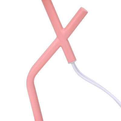 Simple Designs Abstract 17.13" LED Table Lamp, Pink (LT1172-PNK)