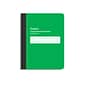 Staples Composition Notebook, 7.5" x 9.75", College Ruled, 80 Sheets, Green (ST55079)