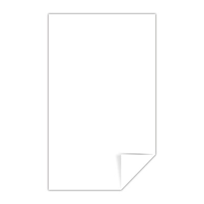 Astrobrights 65 lb. Cardstock Paper, 8.5 x 14, Astro White, 125 Sheets/Pack (91670-02)