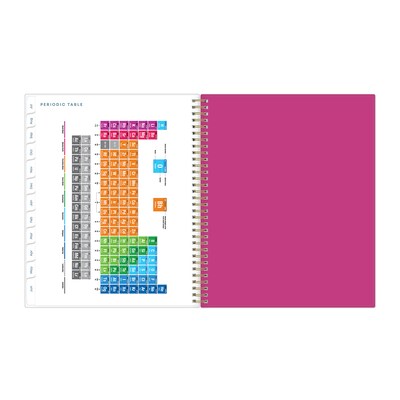 2025-2026 Blue Sky Star Confetti 8.5" x 11" Academic Year Weekly & Monthly Planner, Plastic Cover, Multicolored (136609-A26)