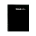 2024-2025 House of Doolittle 8.5 x 11 Academic Monthly Planner, Leatherette Cover, Black (26302-25