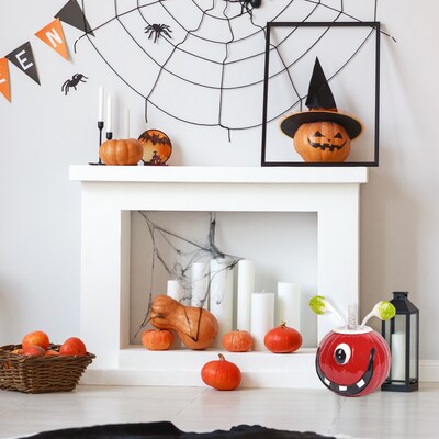 National Tree Company 11 Halloween Single Eye Metal Pumpkin (RAH-1915B213A-1)