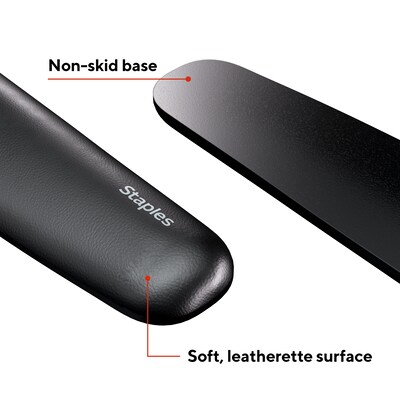 Staples TECH Gel Non-Skid Keyboard Wrist Rest, Black (ST63281)