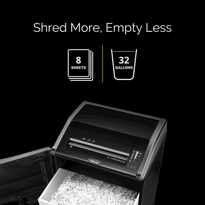Fellowes Powershred 425Hs 8-Sheet Micro-Cut High-Security Shredder (4251501)