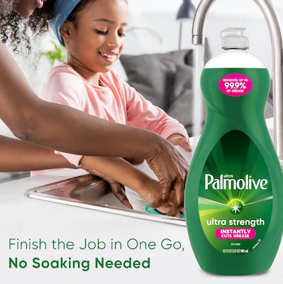 Palmolive Ultra Strength Liquid Dish Soap, Original Scent, 32.5 oz., 9/Carton (US04282ACT)