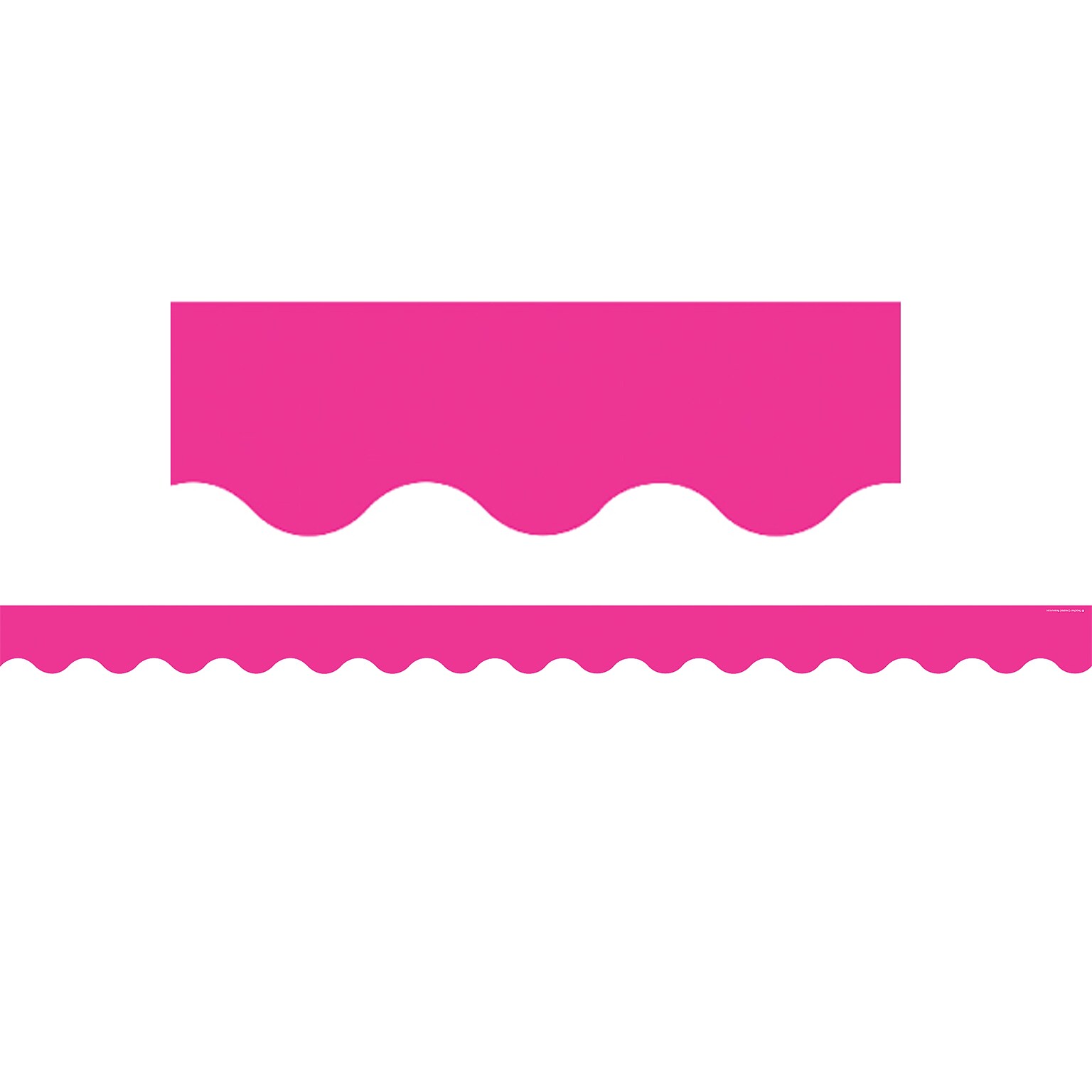 Teacher Created Resources Hot Pink Scalloped Border Trim, 35 ft., Hot Pink (TCR5582)