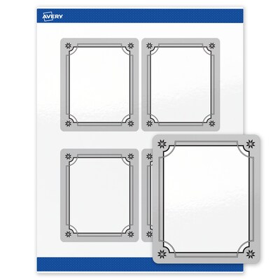 Avery Rectangle Multipurpose Labels, 4 x 3-1/3, White, 40/Pack (19479370599)