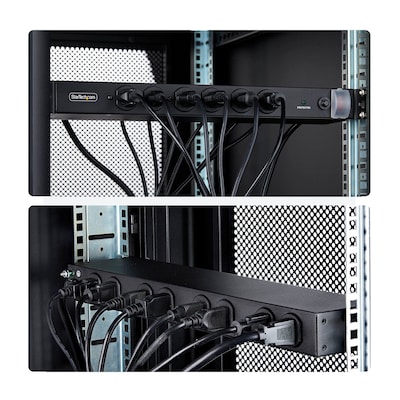 StarTech Rack PDU 120V Rack Power Distribution Unit, 14-Outlet, 1U Rack-Mount (1415B8H-RACK-PDU-SP)