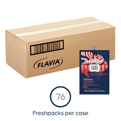 Lavazza Dolcevita Classico Coffee Flavia Freshpacks, Medium Roast, 76/Carton (MDR01040)