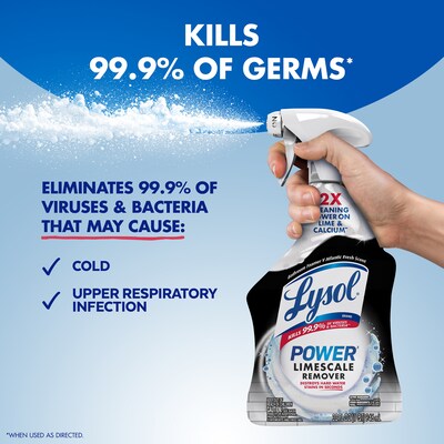 Lysol Disinfecting Toilet and Bathroom Cleaner Bottle, Atlantic Fresh Scent, 32 oz. (19200-95816)