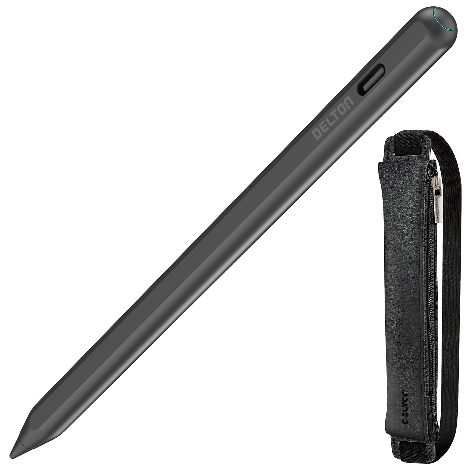 Delton DAP7 Wireless Magnetic Charging Stylus Pen, Black (DAP7BK)