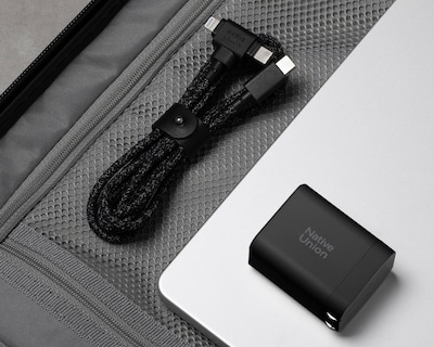 Fast GaN Charger PD 45W 1C + 1A - US & CA plug / Black