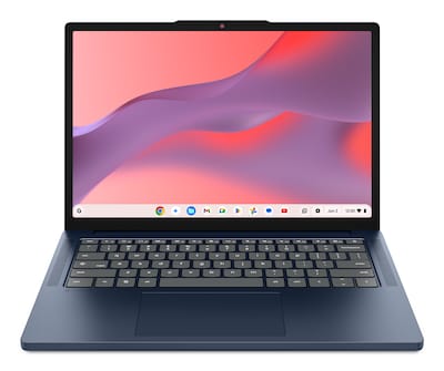 Lenovo IdeaPad Slim 3 14 Touchscreen Chromebook, MediaTek Kompanio 540, 4GB RAM, 64GB eMMC, ChromeOS (83SX0000US)