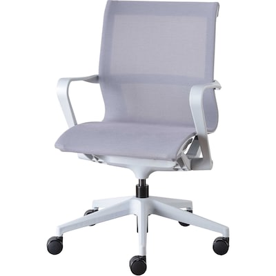 Lorell Premium Executive Mesh Swivel Executive Chair, Gray (LLR40207)