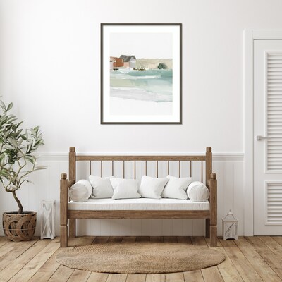 Amanti Art Seaside Tranquility II by Susan Pepe Wood Framed Wall Art Print, 33 x 41 (A42675537408)