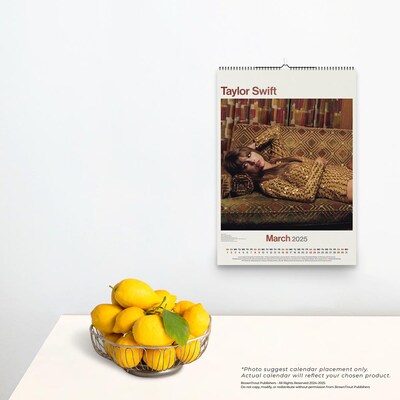 2025 BrownTrout Taylor Swift 11.7" x 16.5" Monthly Wall Calendar (9798330700011)