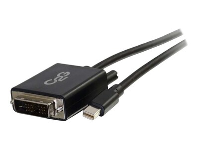 C2G 6 Mini DisplayPort to DVI Audio/Video Monitor Cable, Black (54335)