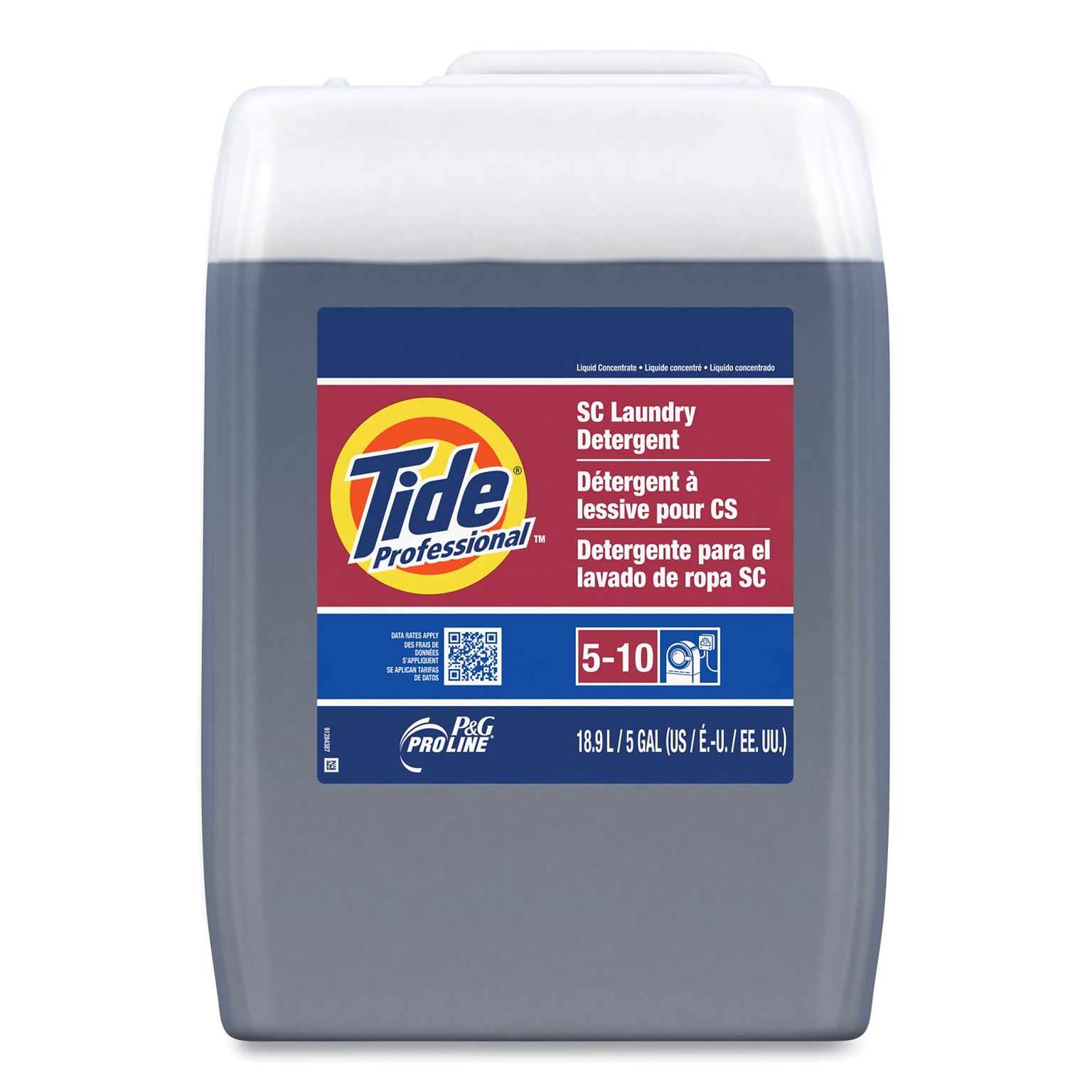 P&G ProLine Tide Professional SC Liquid Laundry Detergent, 5 Gallon (70672)