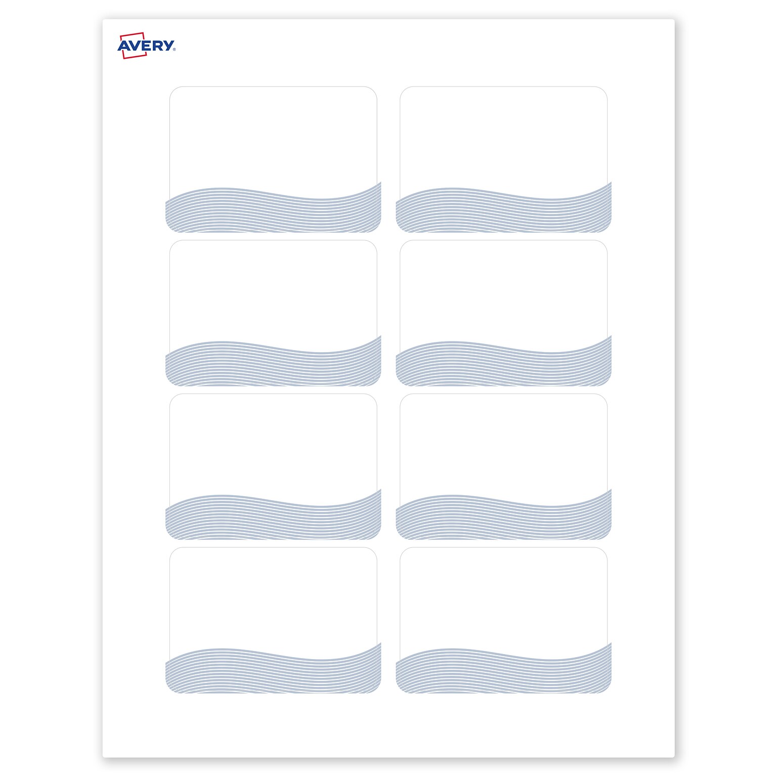 Avery Laser/Inkjet Rectangle Multipurpose Labels, 2-1/3 x 3-3/8, White, 80/Pack (S00-EVA)
