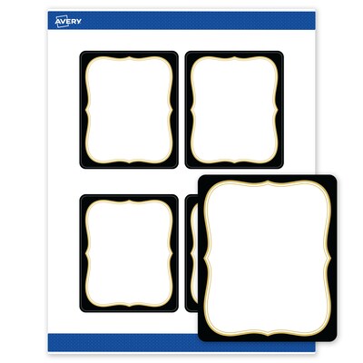 Avery Rectangle Laser/Inkjet Multipurpose Labels, 4 x 3-1/3, White, 40/Pack (19479370881)