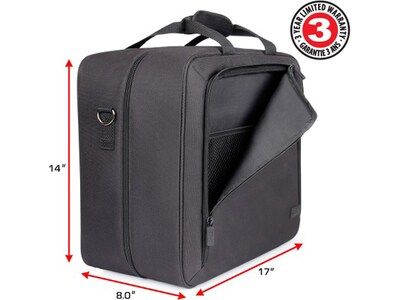 USA Gear S Series S23 Console Travel Bag for PlayStation 5, Black/Black (GRSLS23110BKWS)