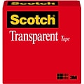 Scotch® Transparent Tape Refill, 3/4 x 72 yds. (600)