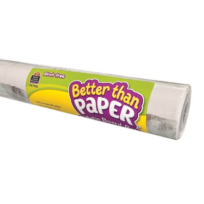 Teacher Created Resources Better Than Paper Birch Trees Bulletin Board Paper Roll, 4' x 12', Multicolored, 4/Pack (TCR32477)
