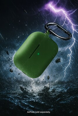 SaharaCase Venture Series Silicone Case Kit for AirPods Pro 3, Anti-Shock Material, Cactus Green (HP00212)