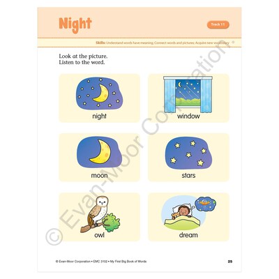 Evan-Moor Early Learning Spelling Activity Book Bundle, Grade K Workbook, 2/Set (EMC6275)