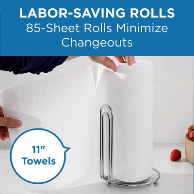 Pacific Blue Select Paper Towels, 2-ply, 85 Sheets/Roll, 30 Rolls/Carton (27385)