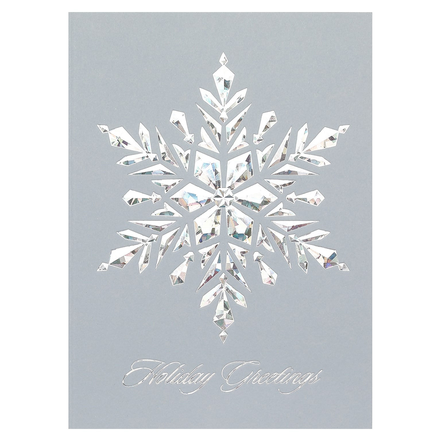 Custom Arctic Ice Cards, with Envelopes, 5 5/8 x 7 7/8 Holiday Card, 25 Cards per Set