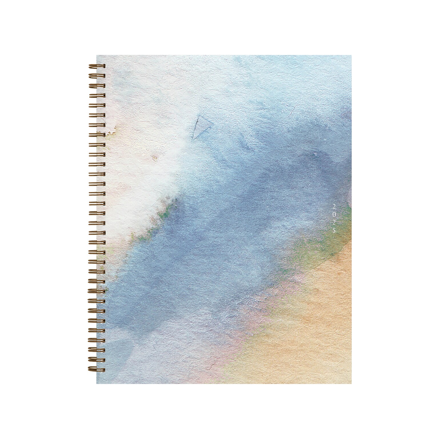 2025 Blue Sky Andreo 8.5 x 11 Weekly & Monthly Planner, Paperboard Cover, Blue/Yellow (137948-25)