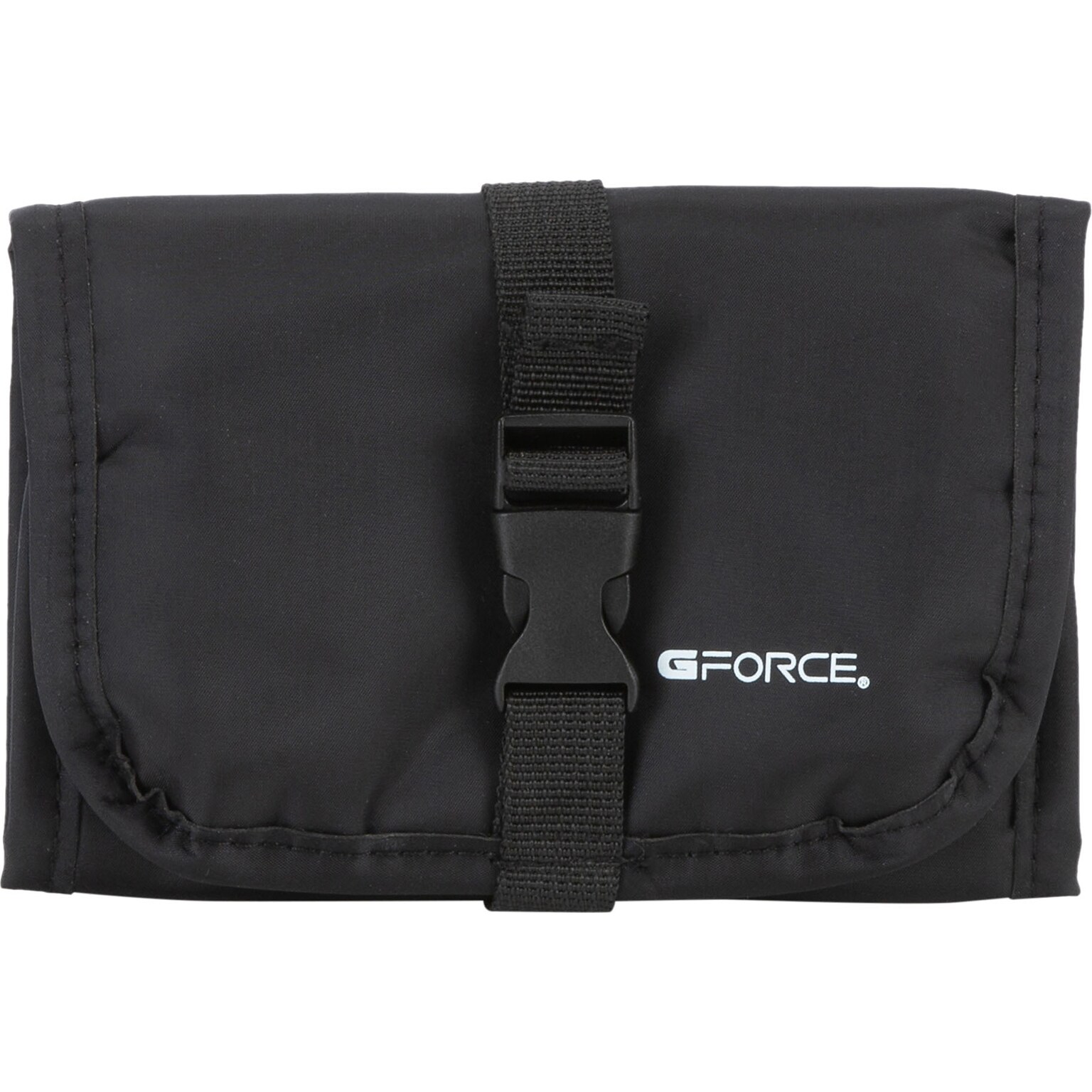 G Force 13.78 Fabric Travel Organizer, Water Resistant, Black (25589)