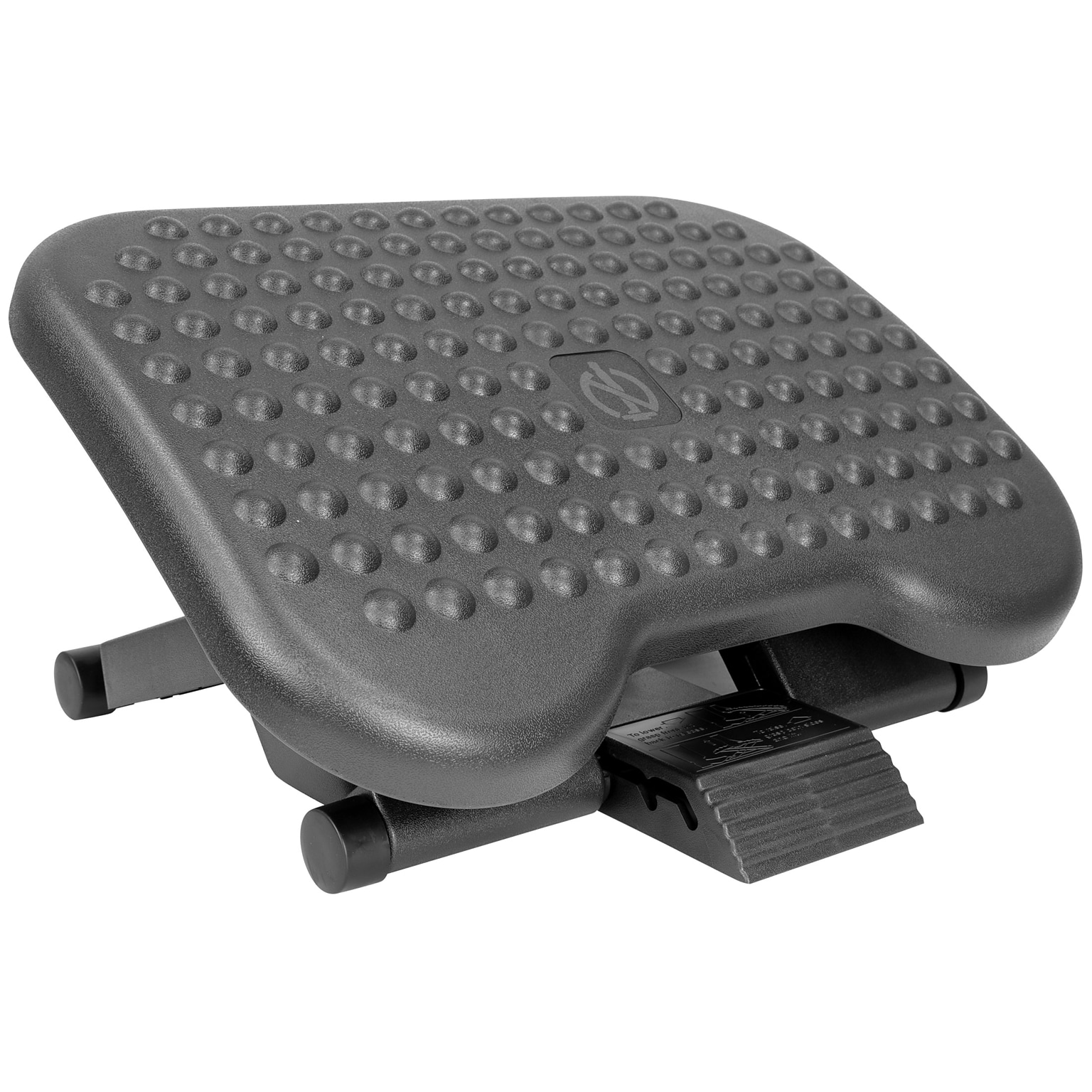Mount-It! Tilt Adjustable Footrest, Black (MI-7801)