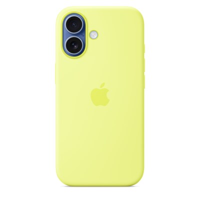 Apple Silicone MagSafe Phone Case for iPhone 17, Neon Yellow (MGEV4ZM/A)
