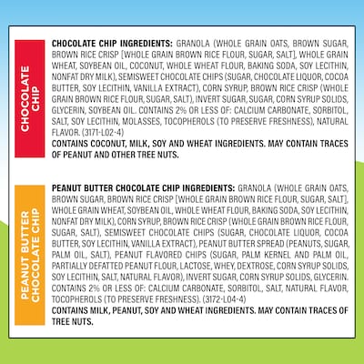 Quaker Chewy Granola Bar Variety Pack, 0.84 oz., 60 Bars/Box (220-00434)