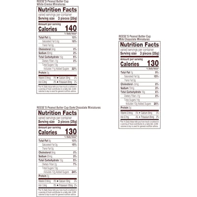 Reese's Miniatures Assorted Flavored Peanut Butter Cups Candy Party Pack, 26.6 oz. (HEC43165)