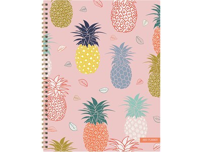 2023 TF Publishing Pineapples 9 x 11 Weekly & Monthly Planner, Multicolor (LWM-23-9720)