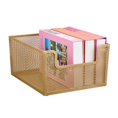 iDesign Steel Organizer, Soft Brass (25999)